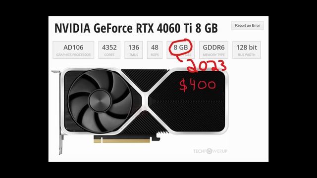 The RTX 4060 TI 16 GB IS THE WORST GPU EVER MADE!! смотреть онлайн