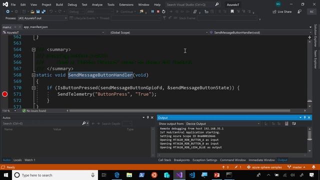 Visual Studio and Azure Sphere смотреть онлайн