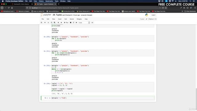 #75 - Join Tuples in Python | Python Full Course - Beginner to Advanced [FREE] смотреть онлайн