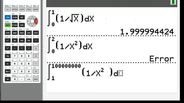 Improper Integrals on the TI-84 Plus CE Graphing Calculator смотреть онлайн