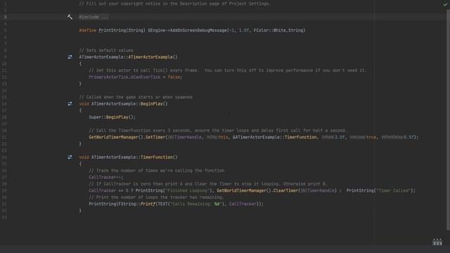 UE4 C++ Tutorial - Timers - UE4 / Unreal Engine 4 Intro to C++ смотреть онлайн