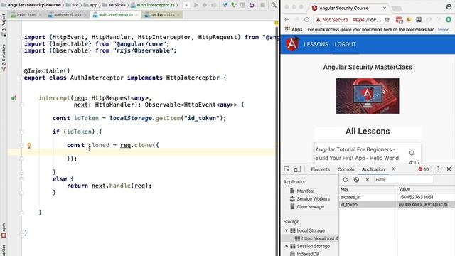 ? Angular HTTP Interceptor - Build An Authentication Interceptor (Step-by-Step Implementation) смотреть онлайн