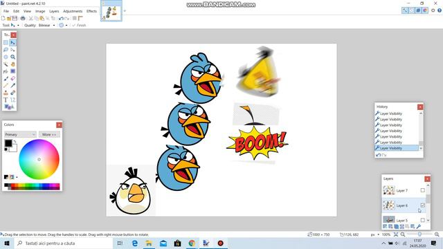 WE HATE GREEN PIGS: An Angry Birds Song Version Paint.Net [Song By Random Encounters]