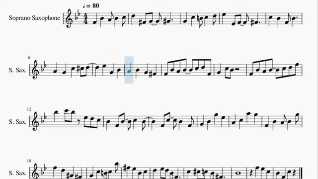 Soprano Sax Sheet Music: How to play Twinleaf Town (Pokemon) by Junichi Masuda смотреть онлайн