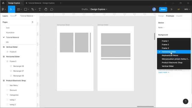 Cara Membuat Slider Horizontal dan Vertical di Figma смотреть онлайн