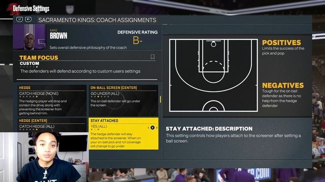 BEST DEFENSIVE SETTINGS IN NBA 2K23 & HOW TO SAVE THEM! смотреть онлайн