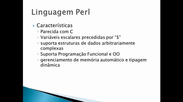 Paradigma Funcional linguagem Perl смотреть онлайн