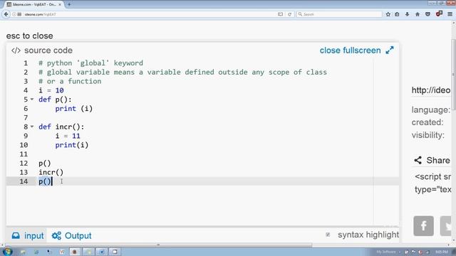Python introduction to global keyword in Hindi смотреть онлайн