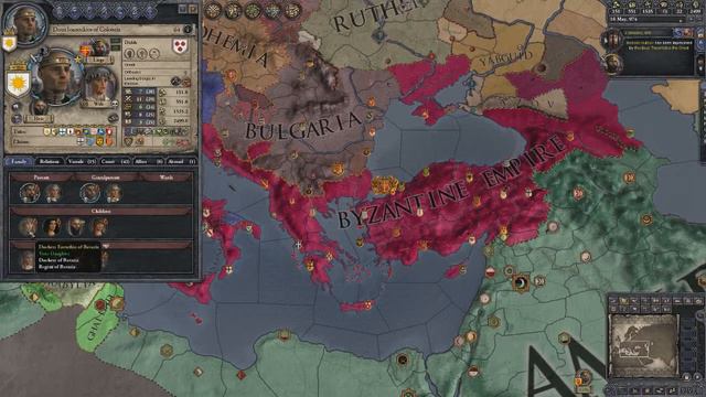 Crusader Kings 2 Let's Play - Taron 43, Teasing The Reaper смотреть онлайн