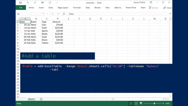 ImportExcel - Creating a Pivot table смотреть онлайн