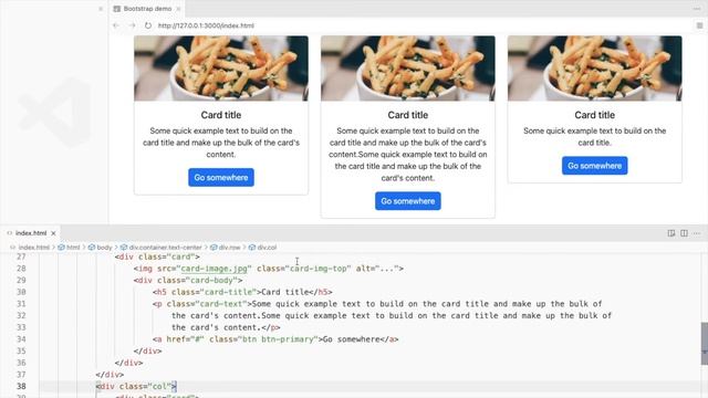 Bootstrap cards same height | Bootstrap cards side by side смотреть онлайн