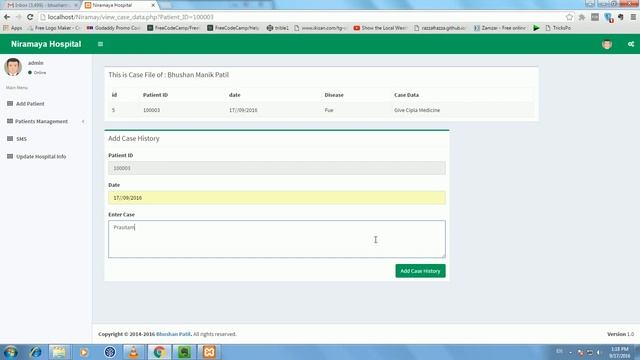 Hospital Software in Php Mysql Demo смотреть онлайн