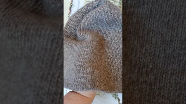 Шапка двойная бини из кашемира 100% смотреть онлайн