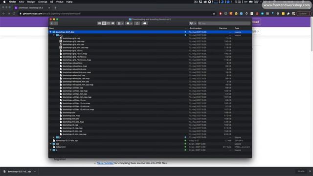 Bootstrap 5: Downloading and installing Bootstrap 5 смотреть онлайн