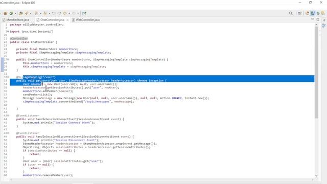 Spring Boot 3 - WebSockets - Building a Web Chat Application part 2 смотреть онлайн
