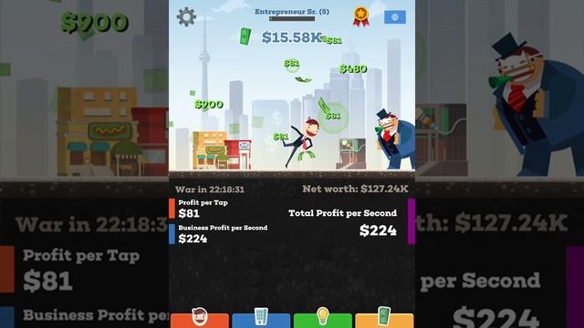 Tap Tycoon Gameplay IOS / Android смотреть онлайн