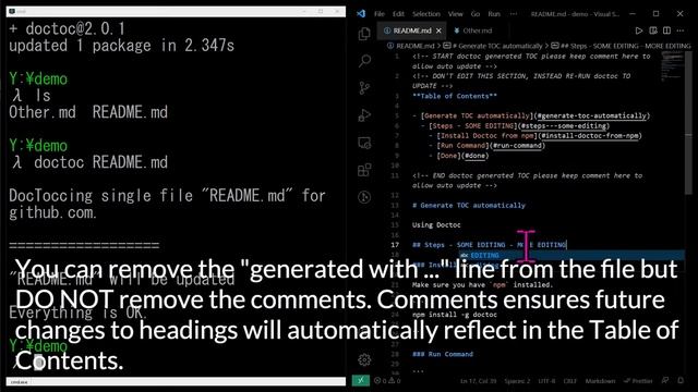 How to Generate Table of Contents in Markdown files automatically? смотреть онлайн