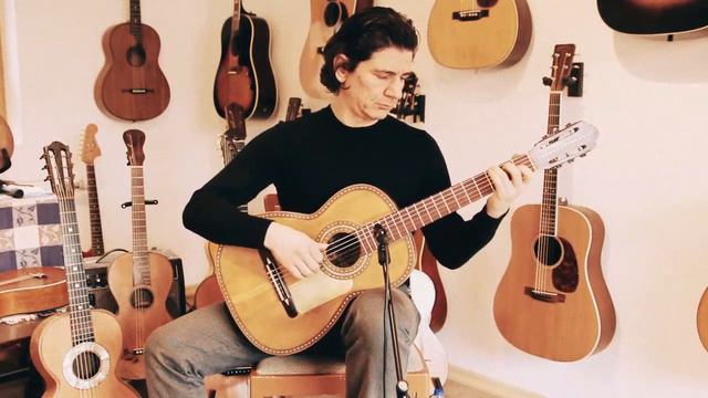 Salvador Ibanez Torres style classical guitar ~1900 - truly an amazing sounding guitar смотреть онлайн