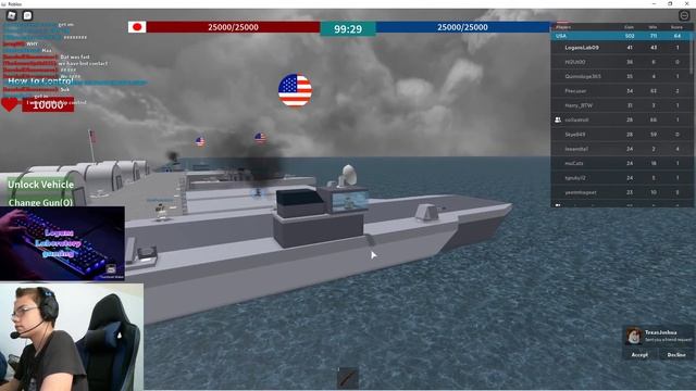 Naval Warfare on ROBLOX! смотреть онлайн