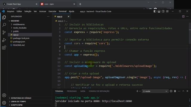 Como corrigir erro CORS no Node.js смотреть онлайн