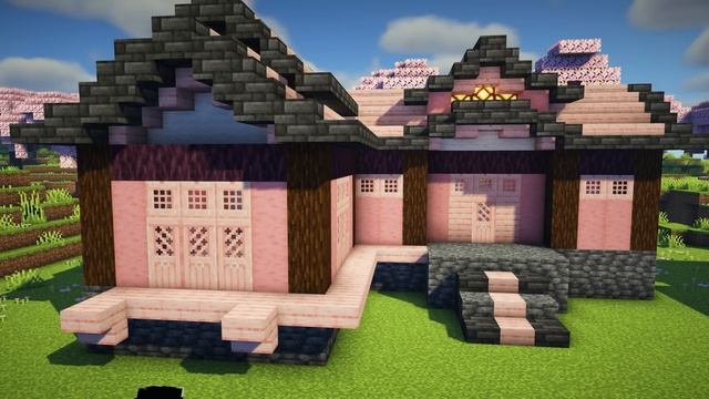 Minecraft: How To Build a Cherry Blossom House смотреть онлайн