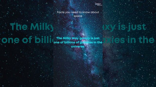 Quick Space Fact: The Milky Way, a galaxy in which we are living. | The Orbit Observer смотреть онлайн