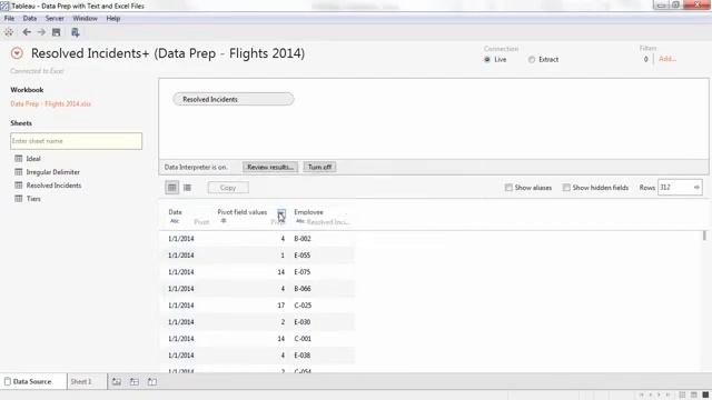 Tableau Training & Tutorials 04 03 Connecting to Data Data Prep with Text and Excel Files смотреть онлайн