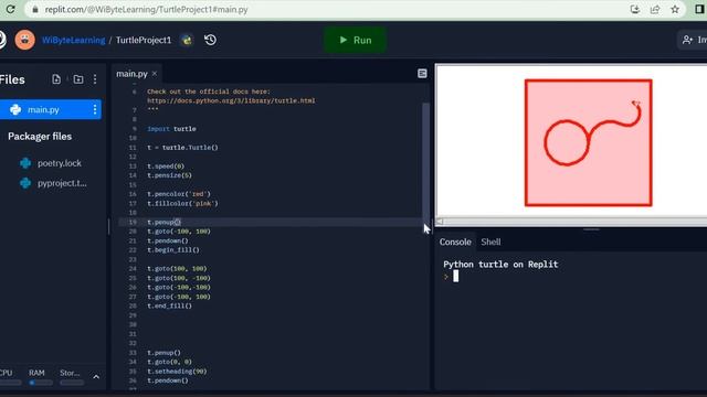 Python Programming: How to set the pen and fill color in turtle using fillcolor() and pencolor() смотреть онлайн