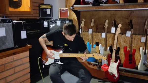 Обзор электрогитары Fender Player Stratocaster Maple FB 3-Color Sunburst | SKIFMUSIC.RU