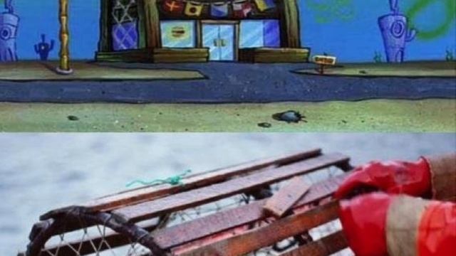 SpongeBob Theory: What are KRABBY PATTIES made of?! смотреть онлайн