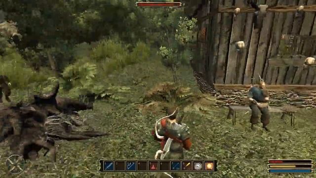 Gothic 3 / Готика 3 прохождение (#4 Кап Дун. бандиты прибережного района) смотреть онлайн