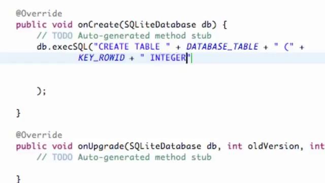 Android Application Development 114 Creating SQLite Database смотреть онлайн