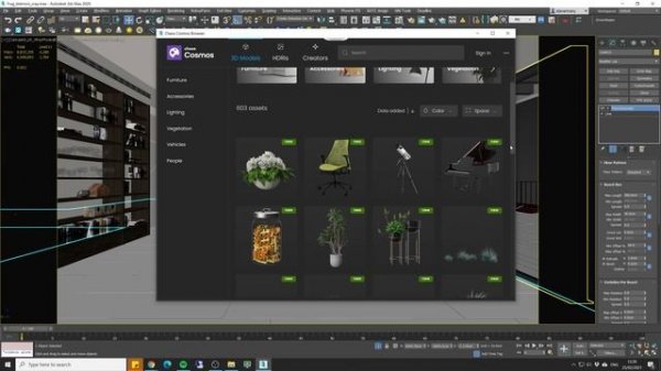 Chaos Cosmos - FREE quality 3d models and HDRI library - by Chaos Group
