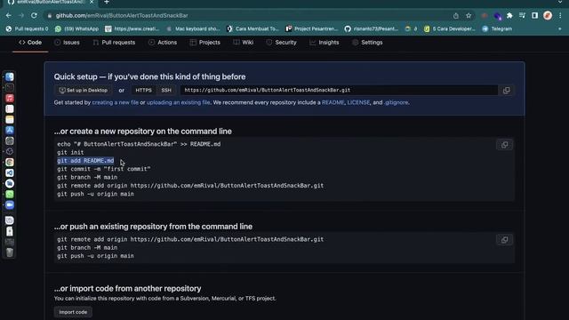 TUTORIAL CARA PUSH DAN UPDATE PROJECT ANDROID STUDIO KE GITHUB DI MAC || KOTLIN смотреть онлайн