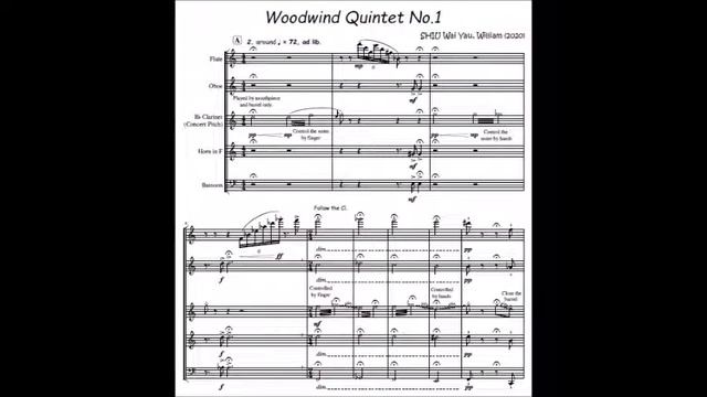 Woodwind Quintet No.1 (My Original Work, Whole Piece Version) смотреть онлайн