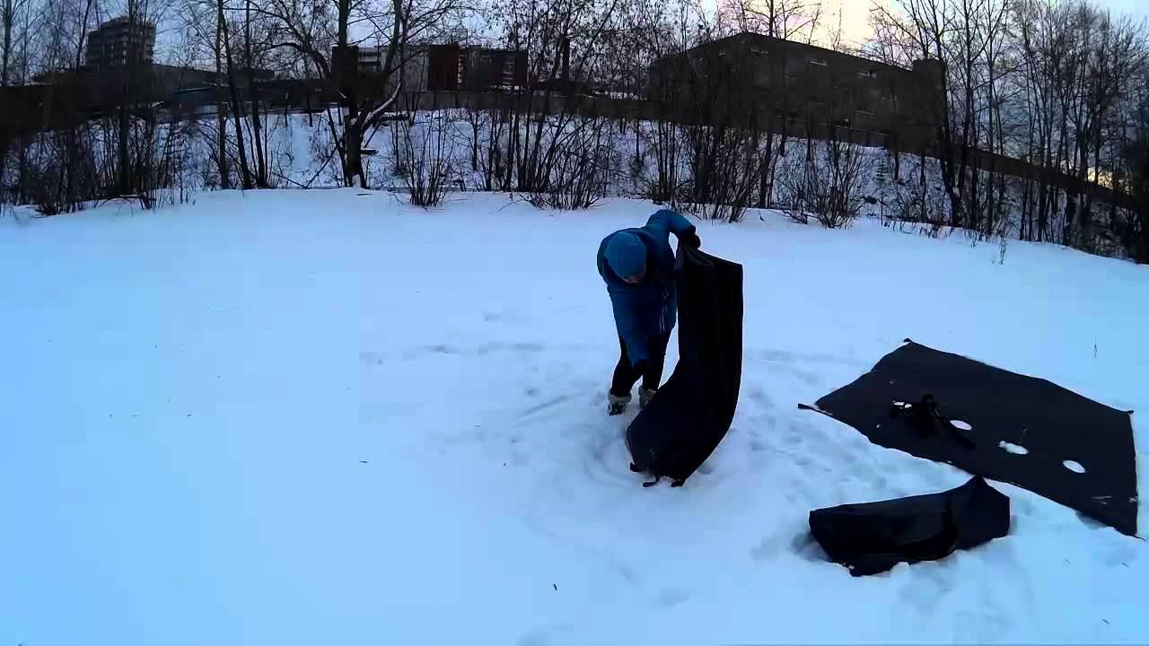 Пол "Мур-мур" для зимней палатки смотреть онлайн