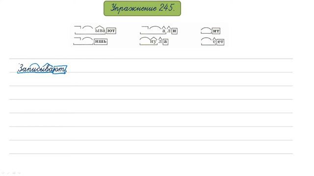 Упражнение 245 на странице 116. Русский язык 4 класс, часть 2.