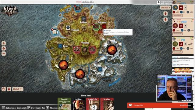 Blood Rage Let's Play auf Board Game Arena смотреть онлайн