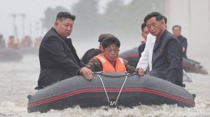 Ким Чен Ын принял участие в спасательной операции в зоне наводнения в КНДР