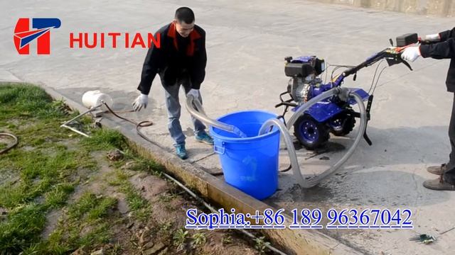 HT950D diesel motoblok with plastic water pump смотреть онлайн