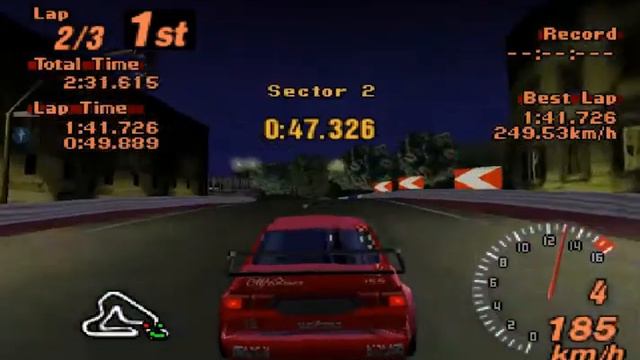 Gran Turismo 2 (PS1) - Alfa 155 Touring Car смотреть онлайн