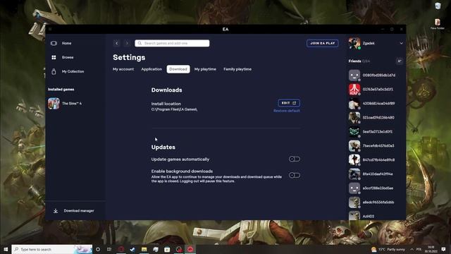 EA App - How To Enable & Disable Background Downloads смотреть онлайн