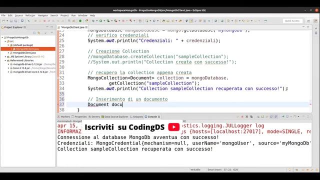 Java MongoDB – Installazione e CRUD [ ITA ] смотреть онлайн