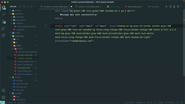 HTMX in Laravel - AJAX calls with HTML смотреть онлайн