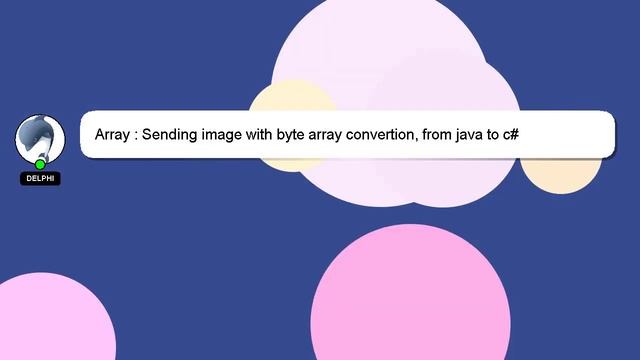 Array : Sending image with byte array convertion, from java to c# смотреть онлайн