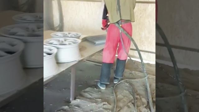 Полимерная покраска и пескоструйка дисков смотреть онлайн