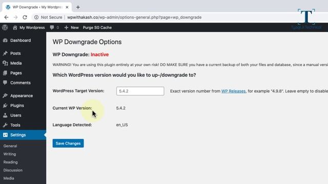 How to Downgrade Wordpress Version | Wordpress Tutorials смотреть онлайн