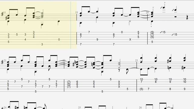 (Tommy Emmanuel) When I'm 64 | TAB Play Along смотреть онлайн