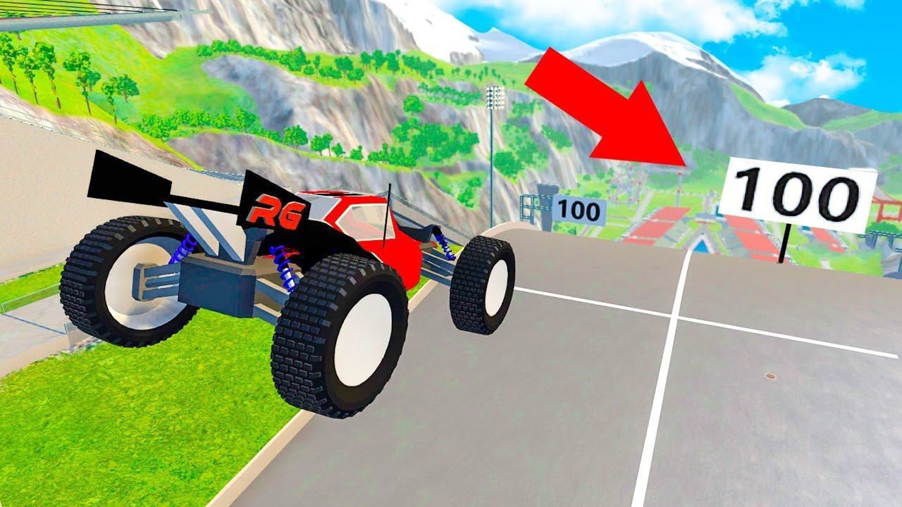 КТО ДАЛЬШЕ ПРЫГНЕТ ЧЕЛЛЕНДЖ! ПРЫЖКИ С ОГРОМНОЙ ГОРКИ НА САМЫХ МАЛЕНЬКИХ МАШИНАХ В BeamNG.drive смотреть онлайн