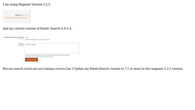 Magento: Is it Magento 2.2.3 to 2.2.8 version support ElasticSearch 7.1.1? смотреть онлайн